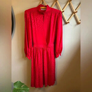 Vintage Argenti Silk Wrap Dress